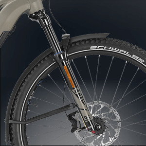 SR Suntour Federgabel mit Lockout Hebel