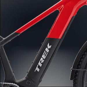 Voll integrierter Bosch Powertube Akku im Unterrohr