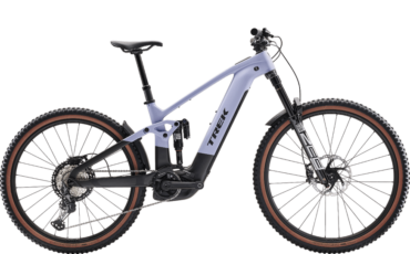 violettes, Vollgefedertes E-MTB