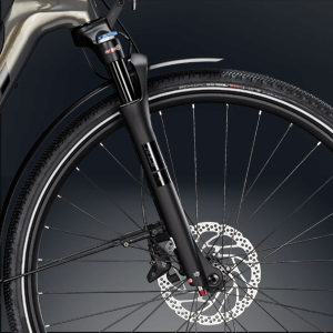 Suntour Federgabel in der Farbe Schwarz 