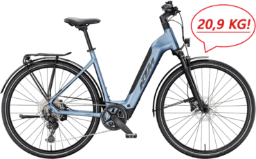 Baby Blaues Trekking E-Bike, mit bosch motor und Tiefen einstieg