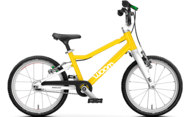 Woom 3 Automagic Kinderrad in der Farbe gelb