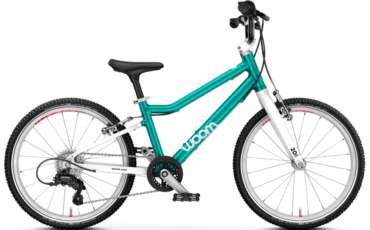 Woom Kinderrad in der Farbe turquoise
