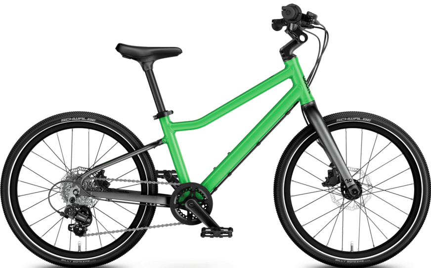 Woom Explore 4 Jungle Green Woom 20 Zoll Kinderrad in der Farbe Jungel Grün