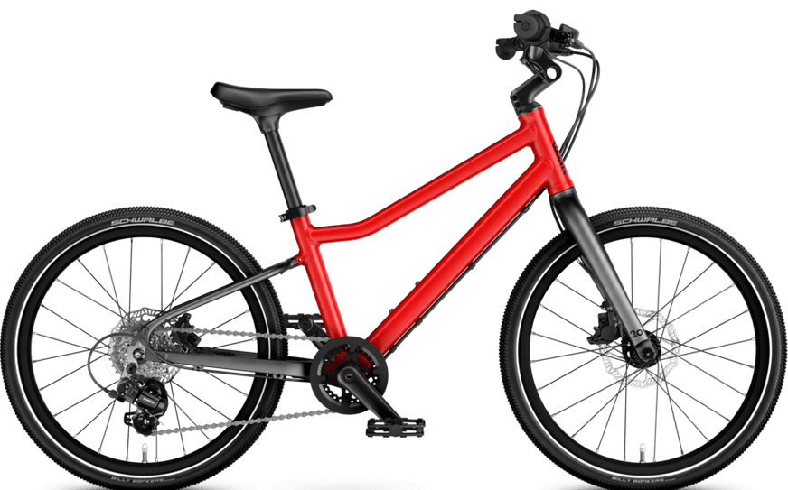 Woom Explore 4 Red Woom 20 Zoll Kinderrad in der Farbe Rot