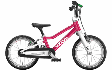 Pink farbenes Kinderrfahrrad mit 14 Zoll Reifen