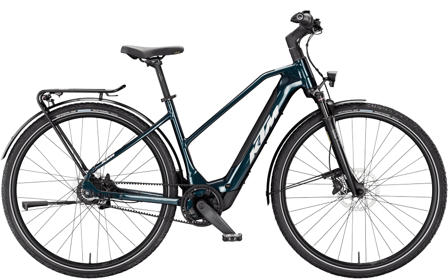 Extra Leichtes City Ebike mit Nabenschaltung und Trapezeinstieg