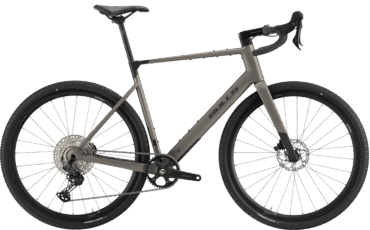 Grau Farbenes Gravel Bike mit Carbon Rahmen von Bulls