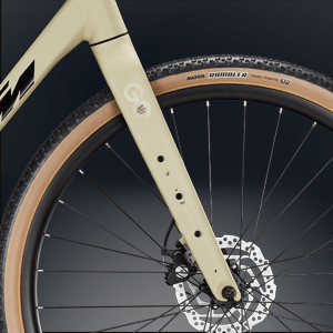 Extrem leichte Gabel aus Carbon was das Gravelbike federleicht macht