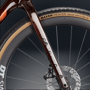 Extrem leichte Gabel aus Carbon was das Gravelbike federleicht macht