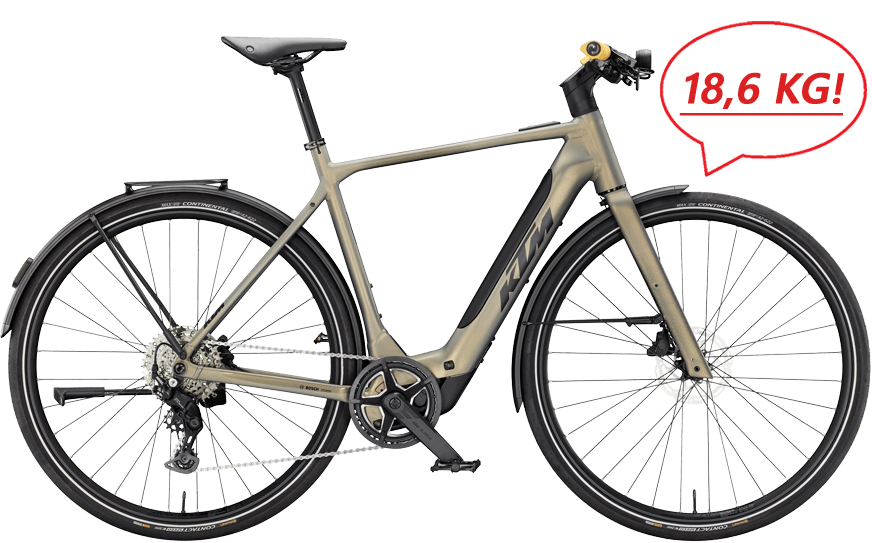 Urban Ebike von KTM in der Farbe Beige