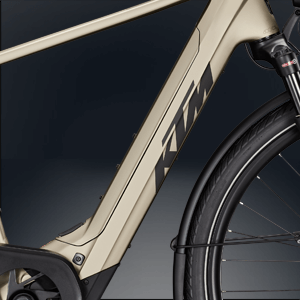 Bosch Powertube Akku im Unterrohr optisch schön integriert