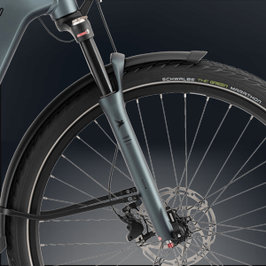 Suntour Gabel dämpft Unebenheiten und Schläge