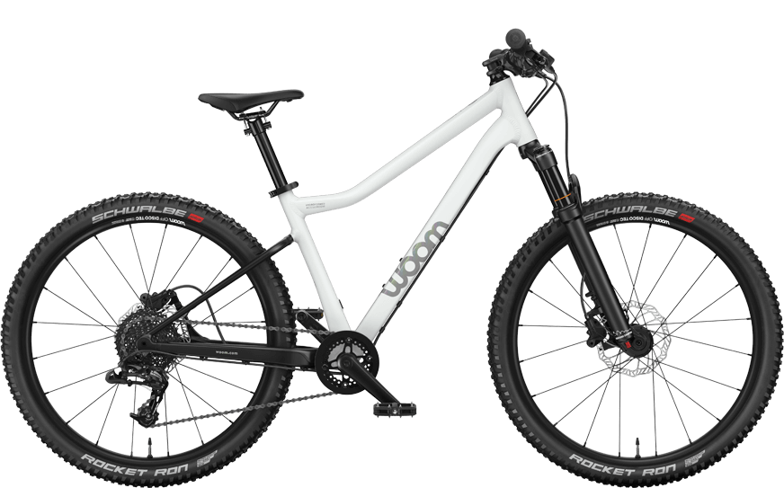 Extrem leichtes Kinder Moutainbike mit Federgabel von Woom