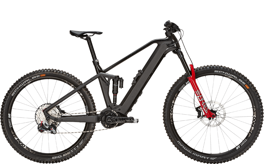 Vollgefedertes Pedelec mit Bosch CX Motor und integriertem Akku